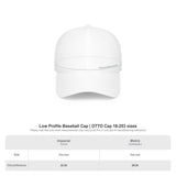 Personalized Daisy Initial Low Profile Embroidered Cap — Khaki / One size — personalized example, official product view 7