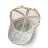 Personalized Daisy Name Washed Mesh Back Cap — One size / Sage / Polka Dots — personalized example, official product view 4