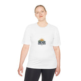 Personalized Dawn Crew Team & Name Moisture Wicking Tee — White / M, White / XL, White / L, White / S, White / 2XL — personalized example, official product view 4