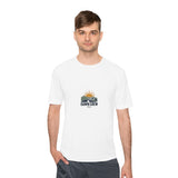 Personalized Dawn Crew Team & Name Moisture Wicking Tee — White / M, White / XL, White / L, White / S, White / 2XL — personalized example, official product view 3