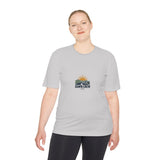 Personalized Dawn Crew Team & Name Moisture Wicking Tee — Silver / M, Silver / L, Silver / S, Silver / XL, Silver / 2XL — personalized example, official product view 9