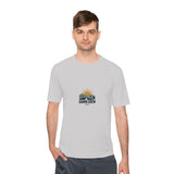 Personalized Dawn Crew Team & Name Moisture Wicking Tee — Silver / M, Silver / L, Silver / S, Silver / XL, Silver / 2XL — personalized example, official product view 8