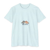 Personalized Early Miles Running Buddies Name T-Shirt — CVC Ice Blue / 2XL, CVC Ice Blue / S, CVC Ice Blue / XL, CVC Ice Blue / M, CVC Ice Blue / L — personalized example, official product view 10