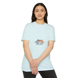 Personalized Early Miles Running Buddies Name T-Shirt — CVC Ice Blue / 2XL, CVC Ice Blue / S, CVC Ice Blue / XL, CVC Ice Blue / M, CVC Ice Blue / L — personalized example, official product view 16