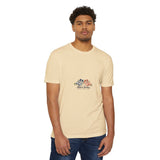 Personalized Early Miles Running Buddies Name T-Shirt — CVC Cream / 2XL, CVC Cream / S, CVC Cream / L, CVC Cream / XL, CVC Cream / M — personalized example, official product view 3