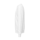 Personalized Family Bouquet Title & Names Fleece Sweatshirt — White / 2XL, White / M, White / L, White / S, White / XL — personalized example, official product view 3