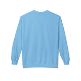 Personalized Family Bouquet Title & Names Fleece Sweatshirt — Sky / 2XL, Sky / XL, Sky / L, Sky / S, Sky / M — personalized example, official product view 10