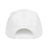 Personalized Fishing Title Embroidered Mid Profile Cap — One size / White — personalized example, official product view 7