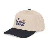 Personalized Fishing Title Embroidered Mid Profile Cap — One size / Black / Natural — personalized example, official product view 12