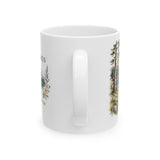 Personalized Lakeside Camping Mug — Names & Anniversary Date, 11oz — 11oz — personalized example, official product view 2