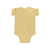 Personalized Little Acorn Baby Name Bodysuit — Woodland Gift — Butter / 12M, Butter / 24M, Butter / 6M, Butter / 18M — personalized example, official product view 5