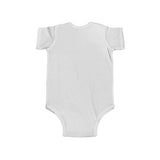 Personalized Little Acorn Baby Name Bodysuit — Woodland Gift — White / 24M, White / 6M, White / 18M, White / 12M — personalized example, official product view 2