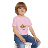 Personalized Little Backpack Acorn Name Toddler Tee — Light Pink / 6T, Light Pink / 2T, Light Pink / 5T, Light Pink / 3T, Light Pink / 4T — personalized example, official product view 10