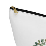 Personalized Little Garden Zipper Pouch — Custom Name — Large / Black zipper — personalized example, official product view 6