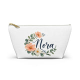 Personalized Little Garden Zipper Pouch — Custom Name — Small / White zipper — personalized example, official product view 19