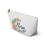 Personalized Little Garden Zipper Pouch — Custom Name — Small / White zipper — personalized example, official product view 21