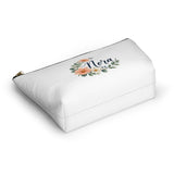 Personalized Little Garden Zipper Pouch — Custom Name — Large / Black zipper — personalized example, official product view 5