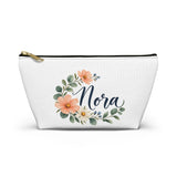 Personalized Little Garden Zipper Pouch — Custom Name — Small / Black zipper — personalized example, official product view 13