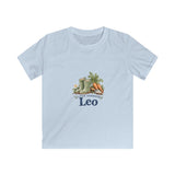 Personalized Little Gardener Name Kids Cotton T-Shirt — Light Blue / XS, Light Blue / S, Light Blue / M, Light Blue / L, Light Blue / XL — personalized example, official product view 5