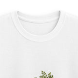 Personalized Little Gardener Name Kids Cotton T-Shirt — White / XL, White / L, White / S, White / XS, White / M — personalized example, official product view 3