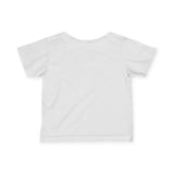 Personalized Little Sunshine Baby Name Fine Jersey Tee — White / 6M, White / 12M, White / 18M, White / 24M — personalized example, official product view 2