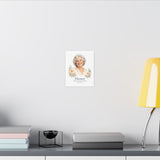 Personalized Loved One Watercolor Photo Memorial Canvas — 8 × 10 — 8″ x 10″ (Vertical) / 0.75'' — personalized example, official product view 4