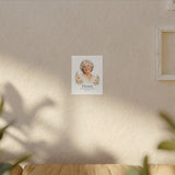 Personalized Loved One Watercolor Photo Memorial Canvas — 8 × 10 — 8″ x 10″ (Vertical) / 0.75'' — personalized example, official product view 3