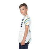 Personalized Name & Number Sage Arc Kids Sports Jersey — XS, S, M, L — personalized example, official product view 7
