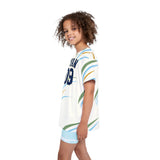 Personalized Name & Number Sage Arc Kids Sports Jersey — XS, S, M, L — personalized example, official product view 8