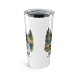Personalized New Everyday Adventure Retirement Tumbler — Name & Year, 20oz — 20oz — personalized example, official product view 1