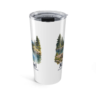 Personalized New Everyday Adventure Retirement Tumbler — Name & Year, 20oz — 20oz — personalized example, official product view 1