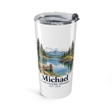 Personalized New Everyday Adventure Retirement Tumbler — Name & Year, 20oz — 20oz — personalized example, official product view 3