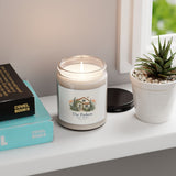 Personalized New Home Family Name Soy Blend Candle — 9oz — Clean Cotton / 9oz — personalized example, official product view 4