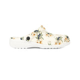 Personalized Olive Daisy Initial Womens EVA Clogs — US 6 (Women's) / White, US 6.5 (Women's) / White, US 7.5 (Women's) / White, US 8 (Women's) / White, US 9 (Women's) / White, US 9.5 (Women's) / White, US 10.5 (Women's) / White, US 11.5 (Women's) / White, US 12 (Women's) / White — personalized example, official product view 6