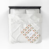 Personalized Our Little Moments Family Velveteen Blanket — 30 x 40 in — 30" × 40" — personalized example, official product view 8