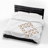 Personalized Our Little Moments Family Velveteen Blanket — 30 x 40 in — 30" × 40" — personalized example, official product view 6