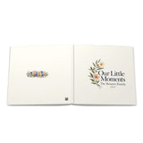 Personalized Our Little Moments Photo Memory Book — 12 Photos, 24 Pages — 8'' x 8'' / Matte — personalized example, official product view 2