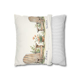 Personalized Our Quiet Place Two Names Pillowcase — Cover Only — 14" × 14" — personalized example, official product view 4