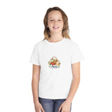Personalized Picnic Party Name Youth Garment Dyed Tee — White / XS, White / S, White / M, White / L, White / XL — personalized example, official product view 3