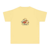 Personalized Picnic Party Name Youth Garment Dyed Tee — Butter / XS, Butter / S, Butter / M, Butter / L, Butter / XL — personalized example, official product view 5