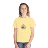 Personalized Picnic Party Name Youth Garment Dyed Tee — Butter / XS, Butter / S, Butter / M, Butter / L, Butter / XL — personalized example, official product view 7