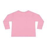 Personalized Rainboots & Little Snail Name Toddler Long Sleeve Tee — Pink / 3T, Pink / 2T, Pink / 5-6T, Pink / 4T — personalized example, official product view 12