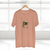 Personalized Saturday Cafe Names & Place Cotton T-Shirt — Pale Pink / XL, Pale Pink / M, Pale Pink / L, Pale Pink / S, Pale Pink / 2XL — personalized example, official product view 12