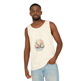 Personalized Seashell Name & Beach Memory Garment Dyed Tank — 2XL / Ivory, S / Ivory, L / Ivory, M / Ivory, XL / Ivory — personalized example, official product view 14