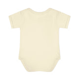 Personalized Sleeping Fawn Baby Name Rib Bodysuit — Natural / 6M, Natural / 24M, Natural / 18M, Natural / 12M, Natural / NB (0-3M) — personalized example, official product view 8