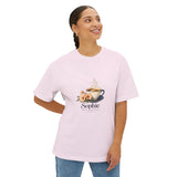 Personalized Slow Mornings Coffee Name & Year Boxy Tee — 2XL / Soft Pink, M / Soft Pink, XL / Soft Pink, S / Soft Pink, L / Soft Pink — personalized example, official product view 13
