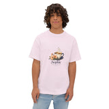 Personalized Slow Mornings Coffee Name & Year Boxy Tee — 2XL / Soft Pink, M / Soft Pink, XL / Soft Pink, S / Soft Pink, L / Soft Pink — personalized example, official product view 15