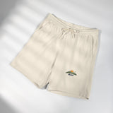 Personalized Sunrise Hills Name Garment-Dyed Fleece Shorts — S / Ivory, M / Ivory, L / Ivory, XL / Ivory, 2XL / Ivory — personalized example, official product view 3