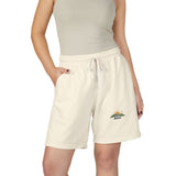 Personalized Sunrise Hills Name Garment-Dyed Fleece Shorts — S / Ivory, M / Ivory, L / Ivory, XL / Ivory, 2XL / Ivory — personalized example, official product view 6