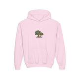 Personalized Treehouse Club Youth Hoodie — Your Club Name — Light Pink / S, Light Pink / XL, Light Pink / L, Light Pink / M — personalized example, official product view 15